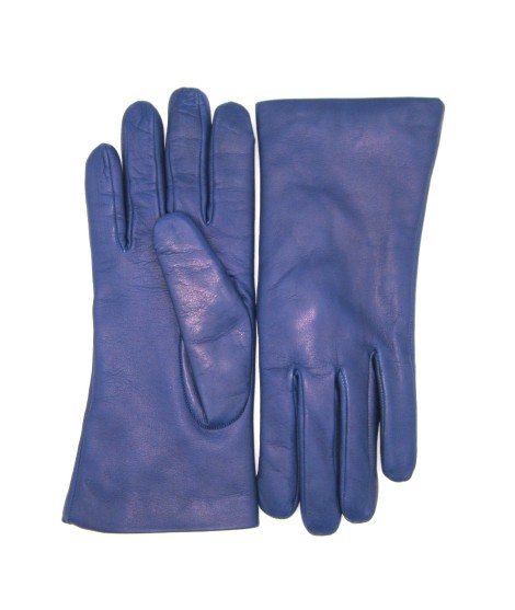 Sermoneta Gloves Guanto Nappa foderato Lapin Blu/Royal Vendita