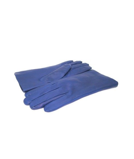 Sermoneta Gloves Guanto Nappa foderato Lapin Blu/Royal Vendita