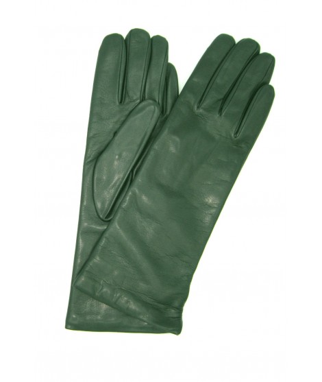 Sermoneta Gloves Guanto Nappa foderato cashmere 4 bt Verde scuro Acquista Ora