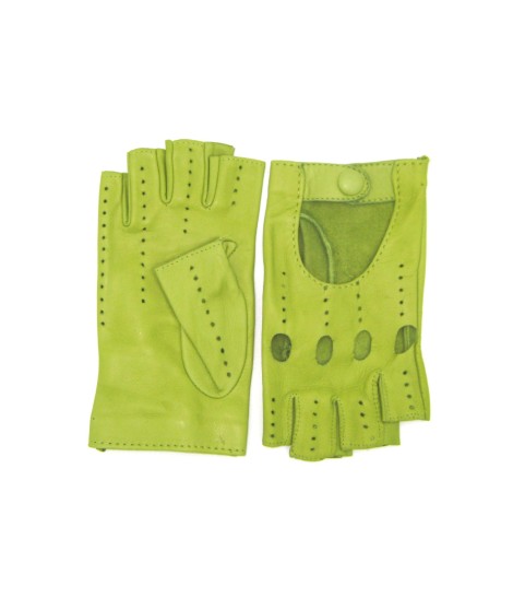 Sermoneta Gloves Guanto Guida sfoderto 1/2 dita Pistacchio Shopping Online