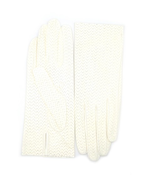 Sermoneta Gloves Guanto in Nappa sfoderato Bianco Super Saving Price