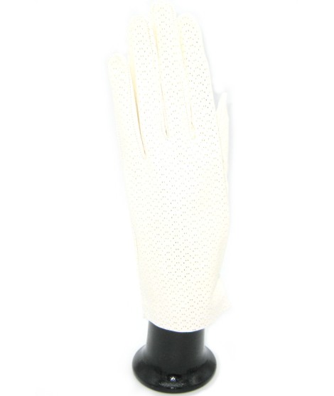 Sermoneta Gloves Guanto in Nappa sfoderato Bianco Super Saving Price
