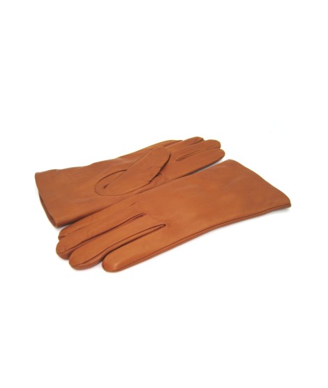 Sermoneta Gloves Guanto Nappa foderato Lapin Tan Pezzi Unici
