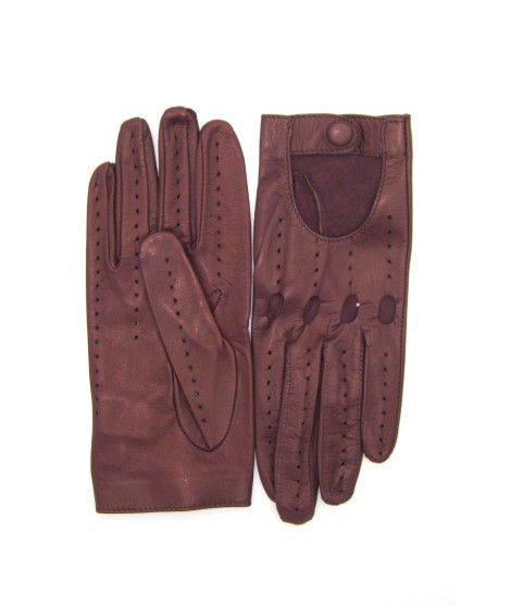 Sermoneta Gloves Guanto Guida in Nappa sfoderato dita intere Bordeaux Convenienza