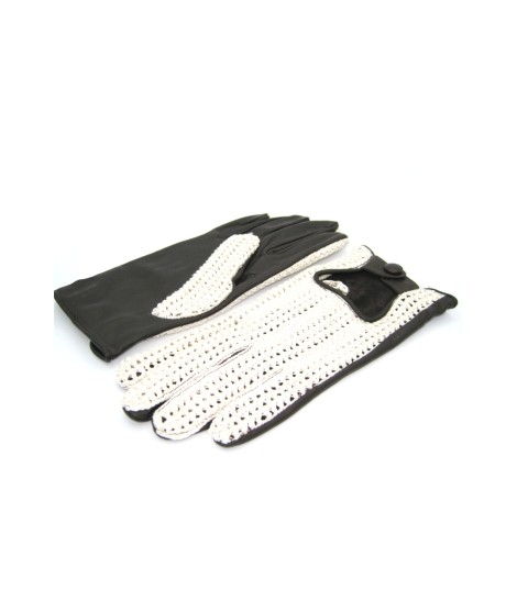 Sermoneta Gloves Guanto Guida in Nappa e Corda dita intere T.Moro Flash Sale