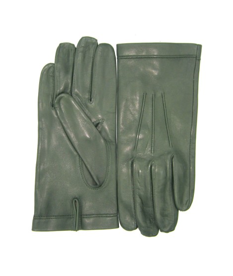 Sermoneta Gloves Guanto in Nappa foderato seta Verde scuro Grandi sconti