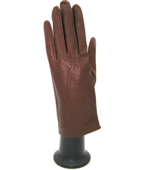 Sermoneta Gloves Guanto in Nappa sfoderato Mink Vendita Calda