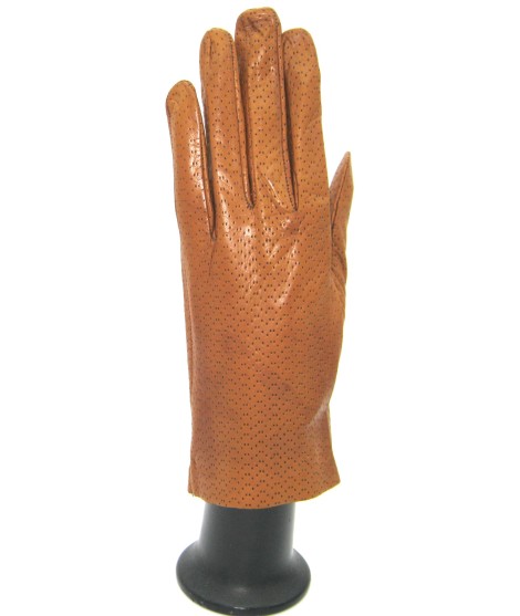 Sermoneta Gloves Guanto in Nappa sfoderato Tan Vendita Economica