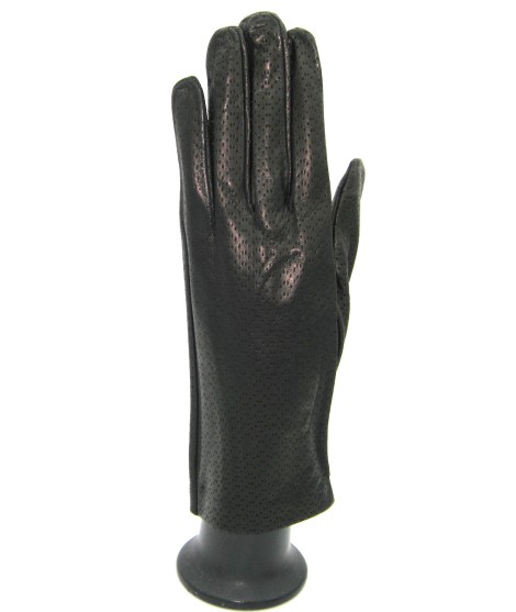 Sermoneta Gloves Guanto in Nappa sfoderato Nero I Più Venduti