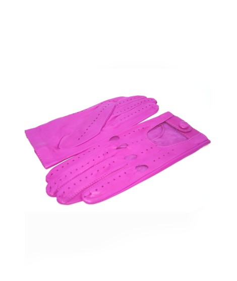 Sermoneta Gloves Guanto Guida in Nappa sfoderato dita intere Fucsia Spedizione gratuita
