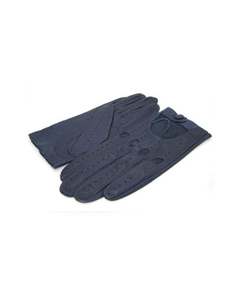 Sermoneta Gloves Guanto Guida in Nappa sfoderato dita intere Navy Sconto di tempo limitato