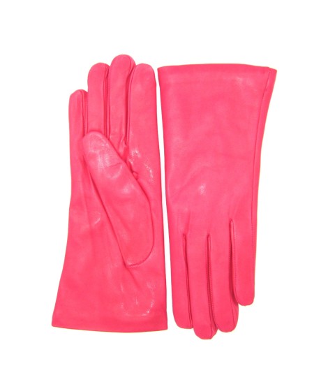 Sermoneta Gloves Guanto Nappa foderato cashmere Fucsia Shopping online