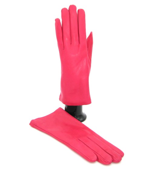 Sermoneta Gloves Guanto Nappa foderato cashmere Fucsia Shopping online