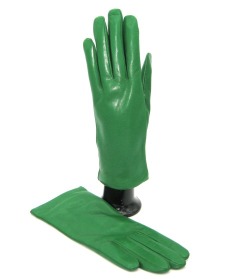 Sermoneta Gloves Guanto Nappa foderato cashmere Verde smeraldo Vendite stagionali