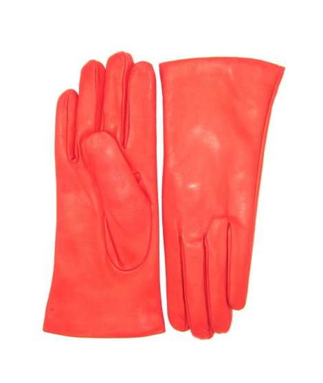 Sermoneta Gloves Guanto Nappa foderato cashmere Rosso Offerta San Valentino