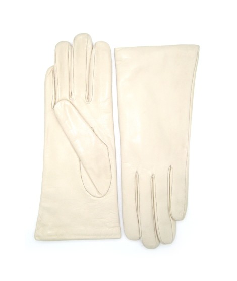 Sermoneta Gloves Guanto Nappa foderato cashmere Panna Online Outlet