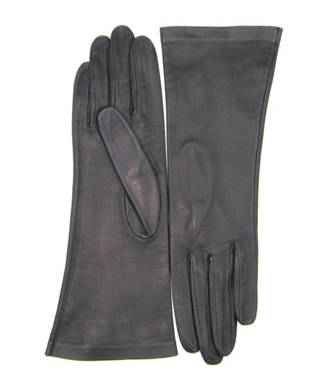 Sermoneta Gloves Guanto Nappa 4bt foderato seta Navy Nuovi prodotti
