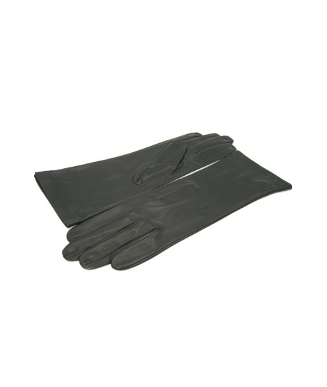 Sermoneta Gloves Guanto Nappa 4bt foderato seta Nero Bestseller