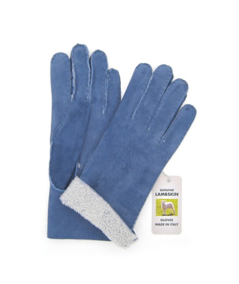 Sermoneta Gloves Guanto Montone cucito a mano Denim Super Saving Price