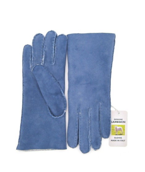 Sermoneta Gloves Guanto Montone cucito a mano Denim Super Saving Price