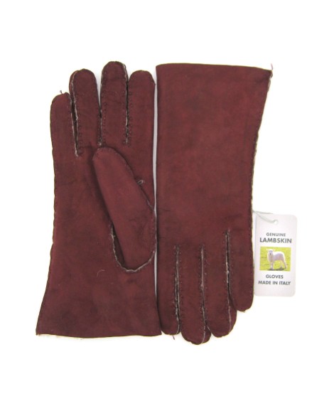 Sermoneta Gloves Guanto Montone cucito a mano Bordeaux Offerta settimanale