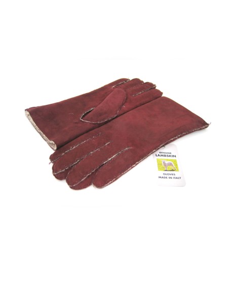 Sermoneta Gloves Guanto Montone cucito a mano Bordeaux Offerta settimanale