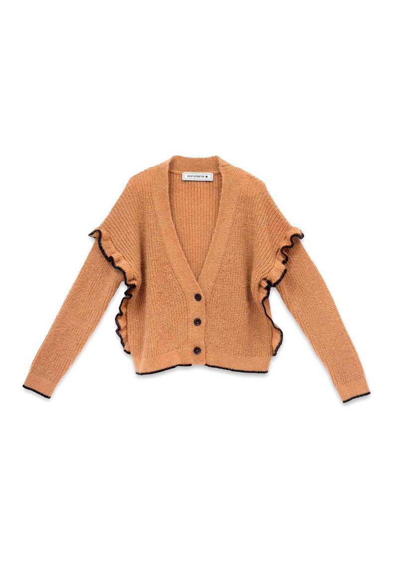 Shirtaporter CARDIGAN RUCHES Sconto