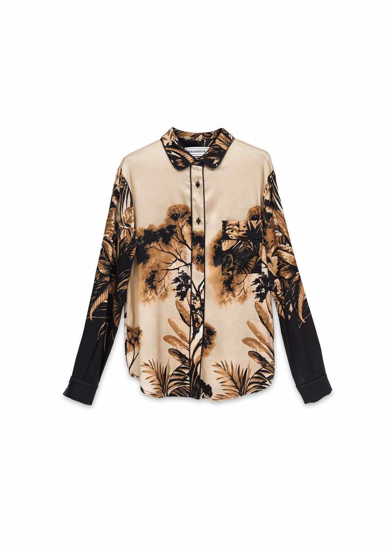 Shirtaporter CAMICIA PAJAMA CON PIPING Offerta