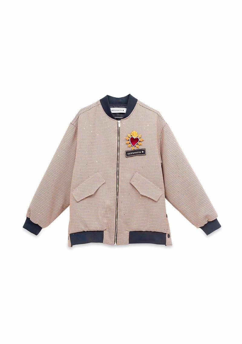 Shirtaporter BOMBER OVER CON SPILLE Vendita Calda