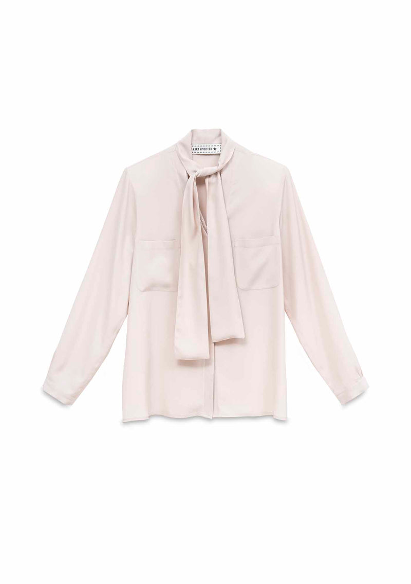Shirtaporter CAMICIA CON FIOCCO E TASCHE Nuova