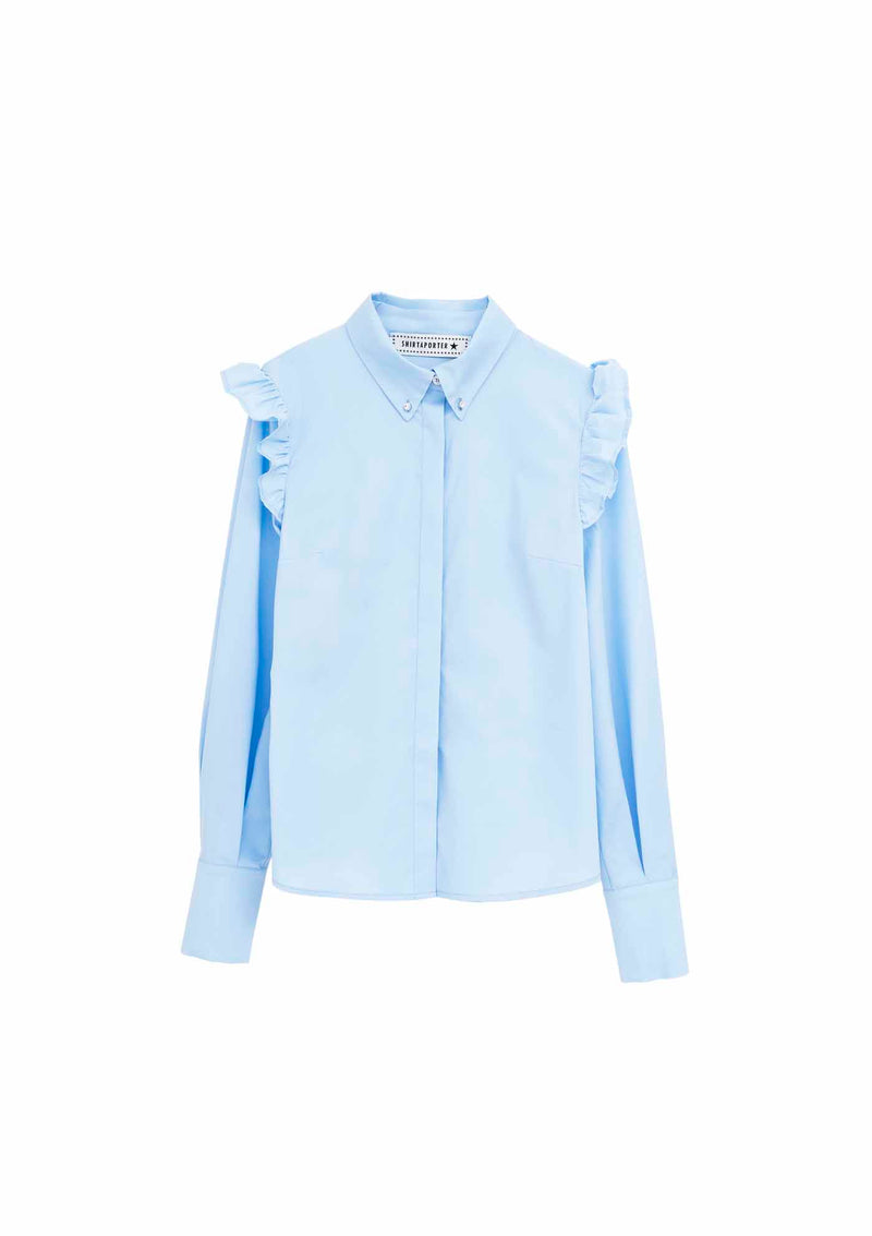Shirtaporter CAMICIA POPELINE CON RUCHES Negozio