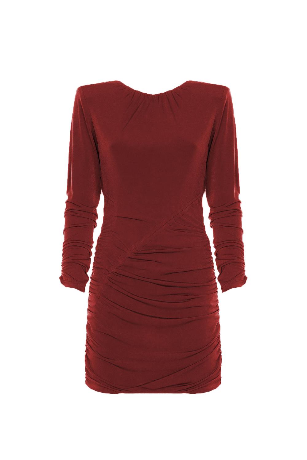 Soallure ABITO CORTO INCRESPATO IN JERSEY Moda