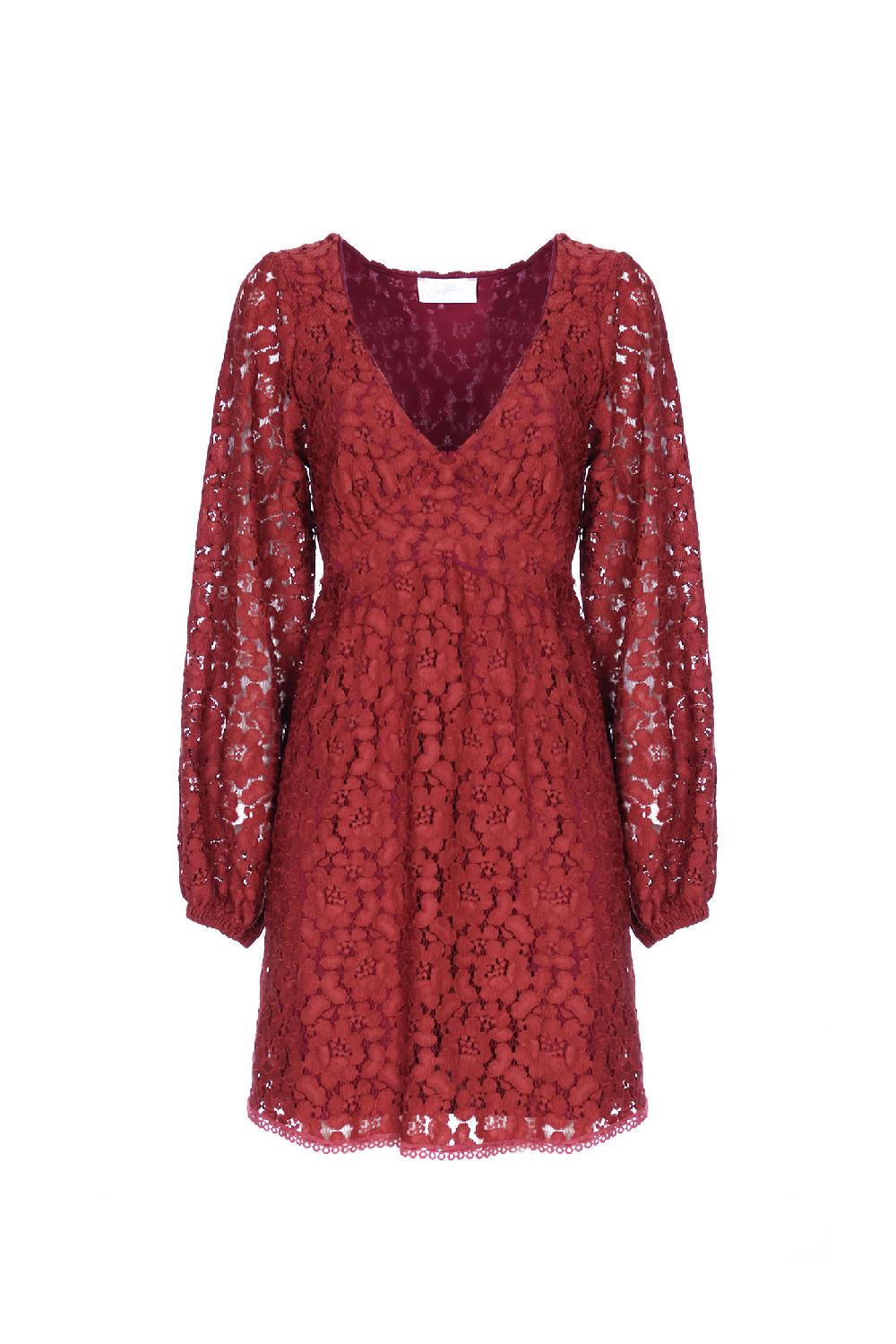 Soallure ABITO CORTO CON SCOLLO A V IN PIZZO Promozione