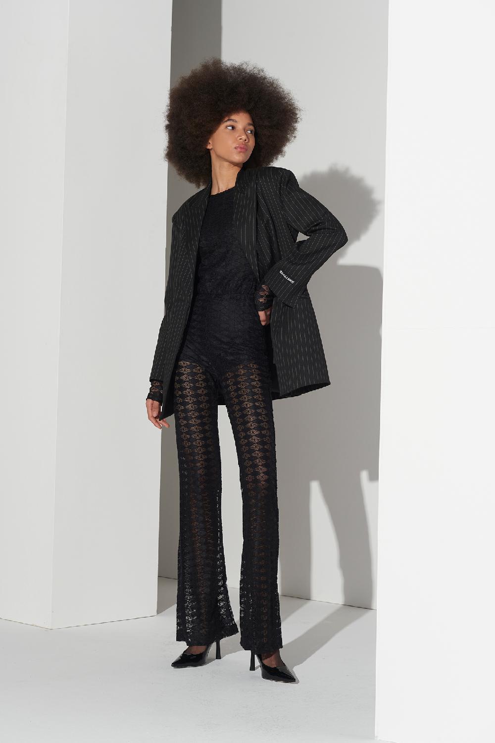 Soallure TUTA SCOLLO A BARCHETTA IN PIZZO STRETCH Promozione Limitata