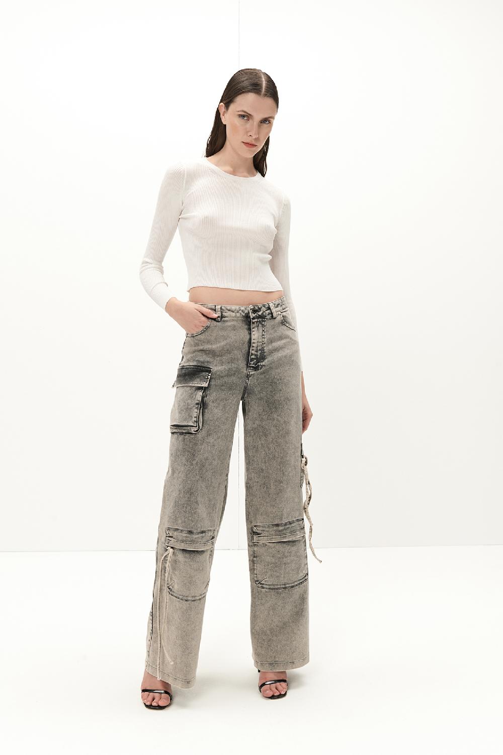 Soallure JEANS CARGO CON TASCHE Affare Del Giorno