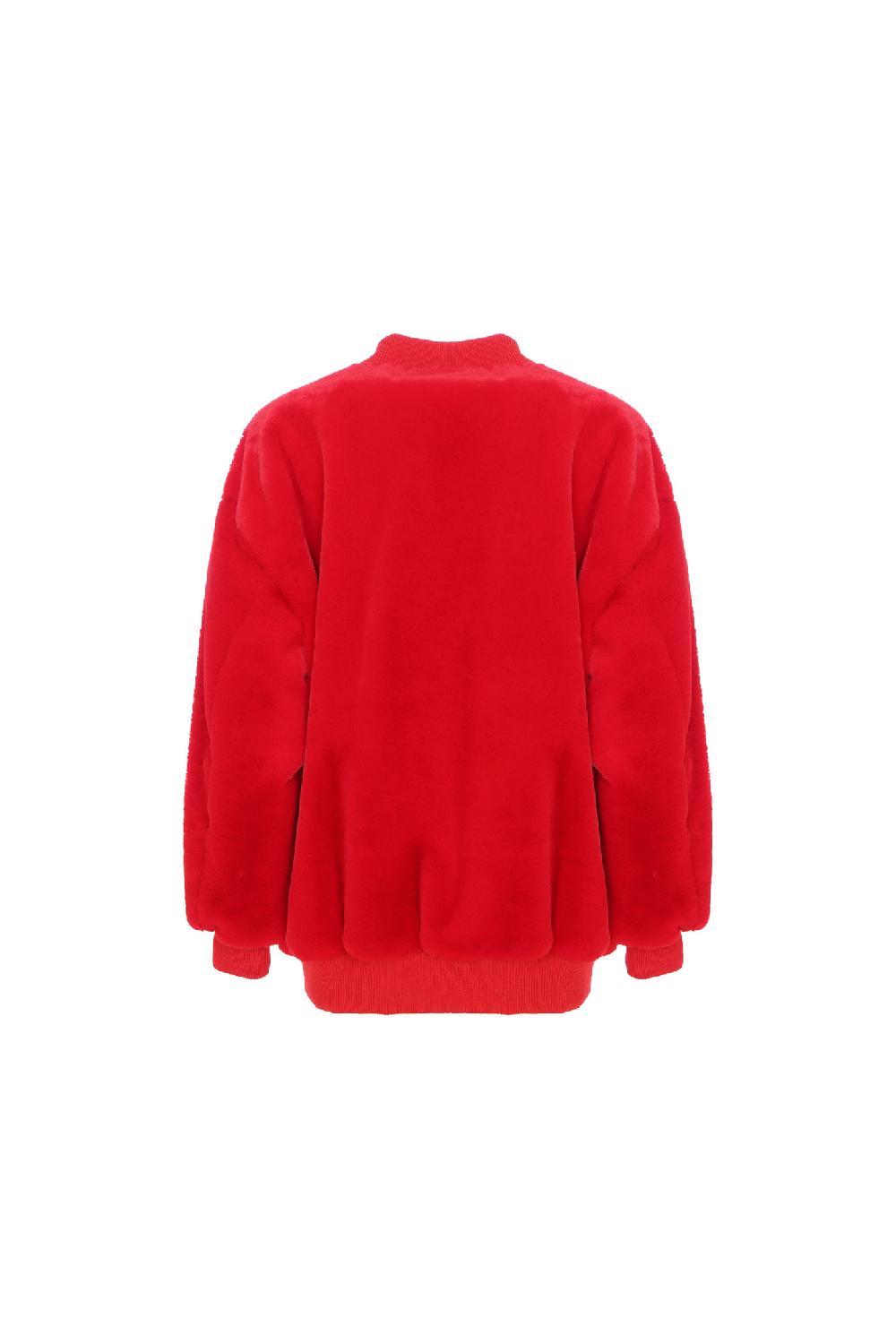 Soallure GIACCA BOMBER ECOFUR Prezzo Ridotto