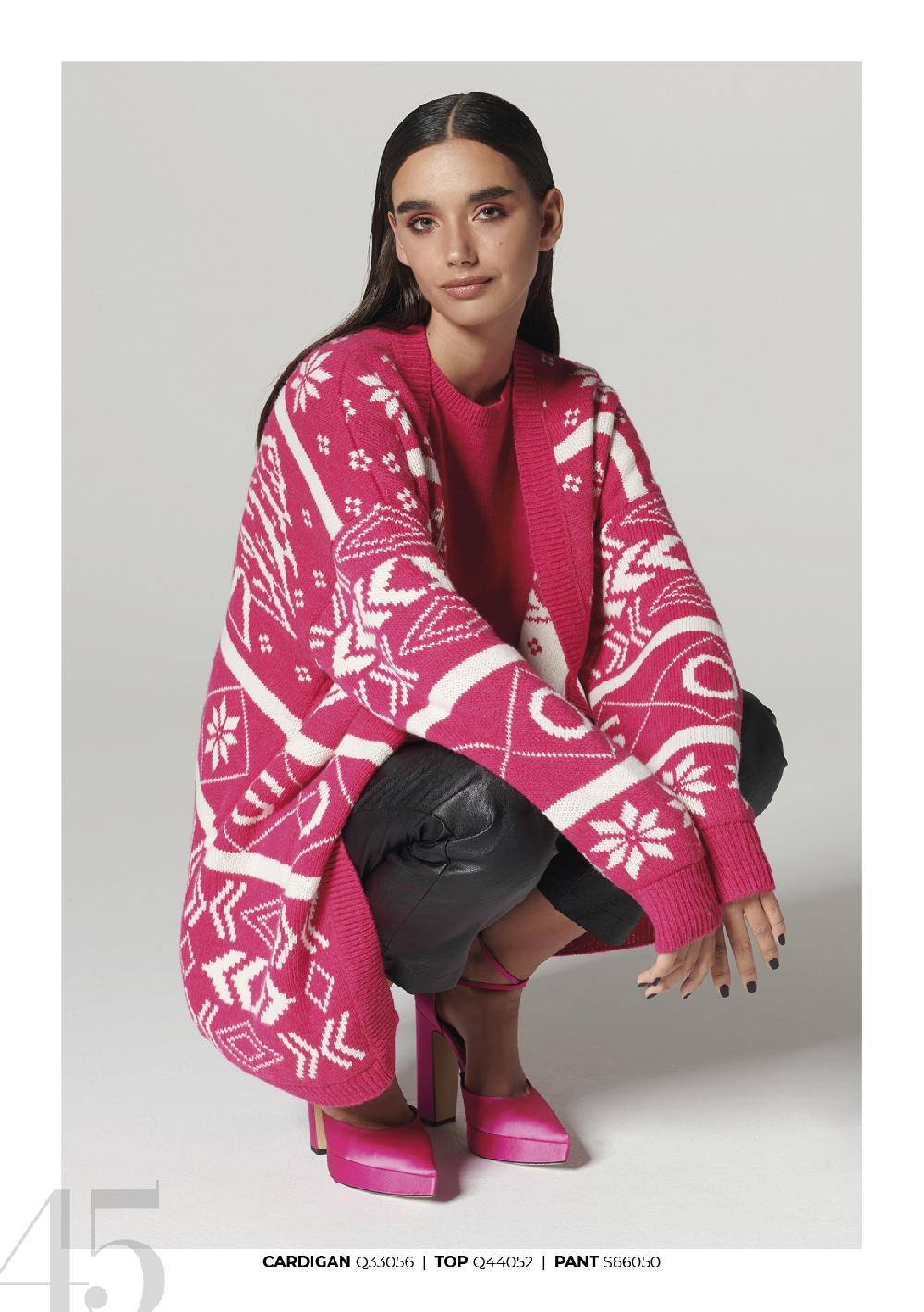 Soallure CARDIGAN CHRISTMAS TREE E RENNA Convenienza