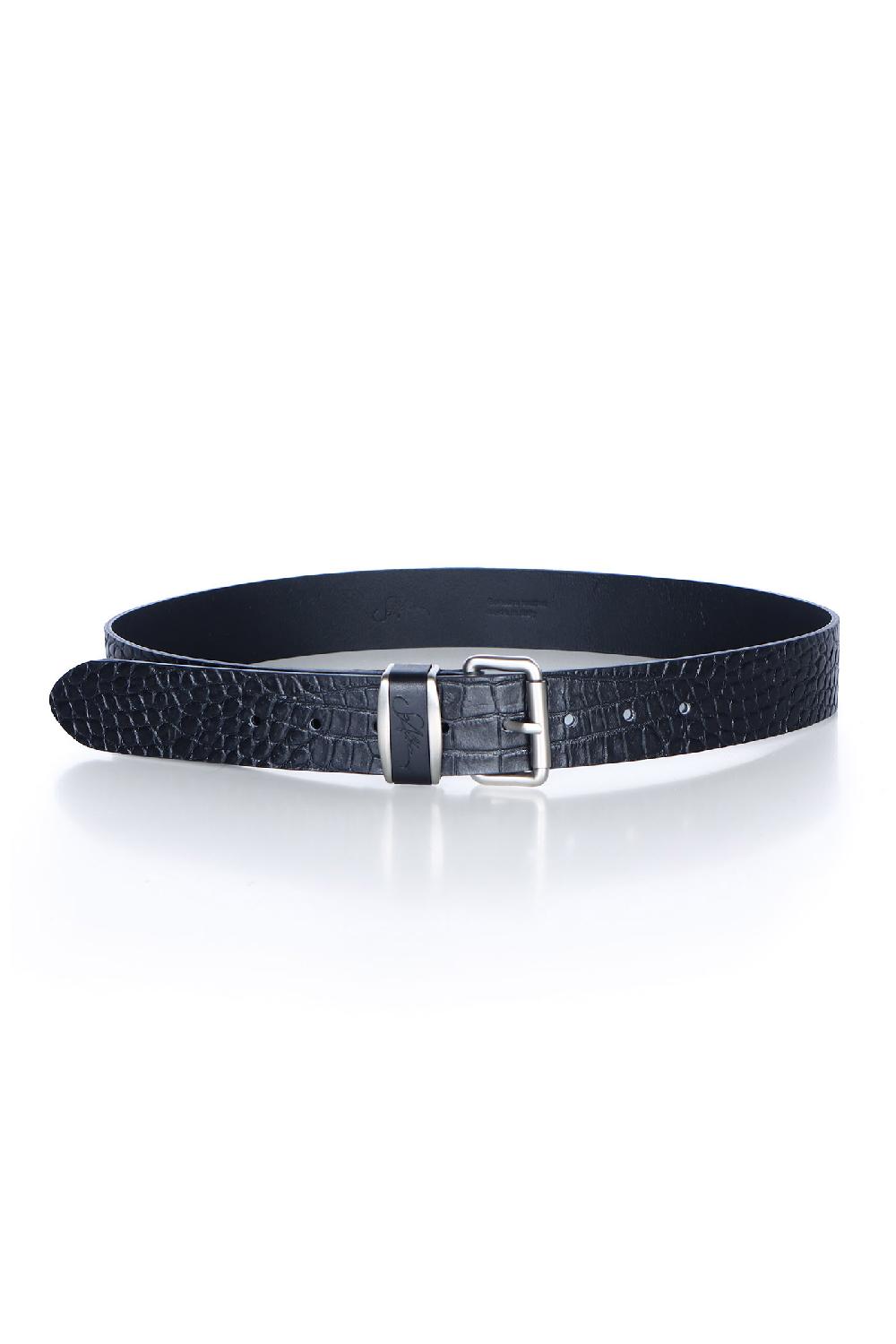 Soallure CINTURA IN VERA PELLE GROFFATA Outlet