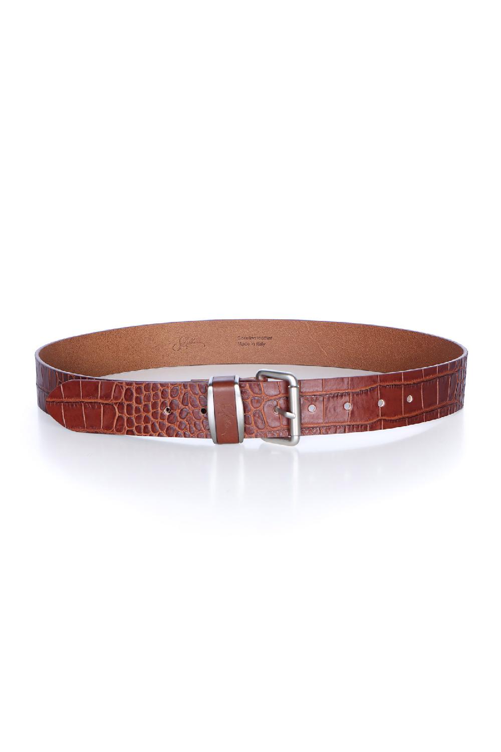 Soallure CINTURA IN VERA PELLE GROFFATA Outlet