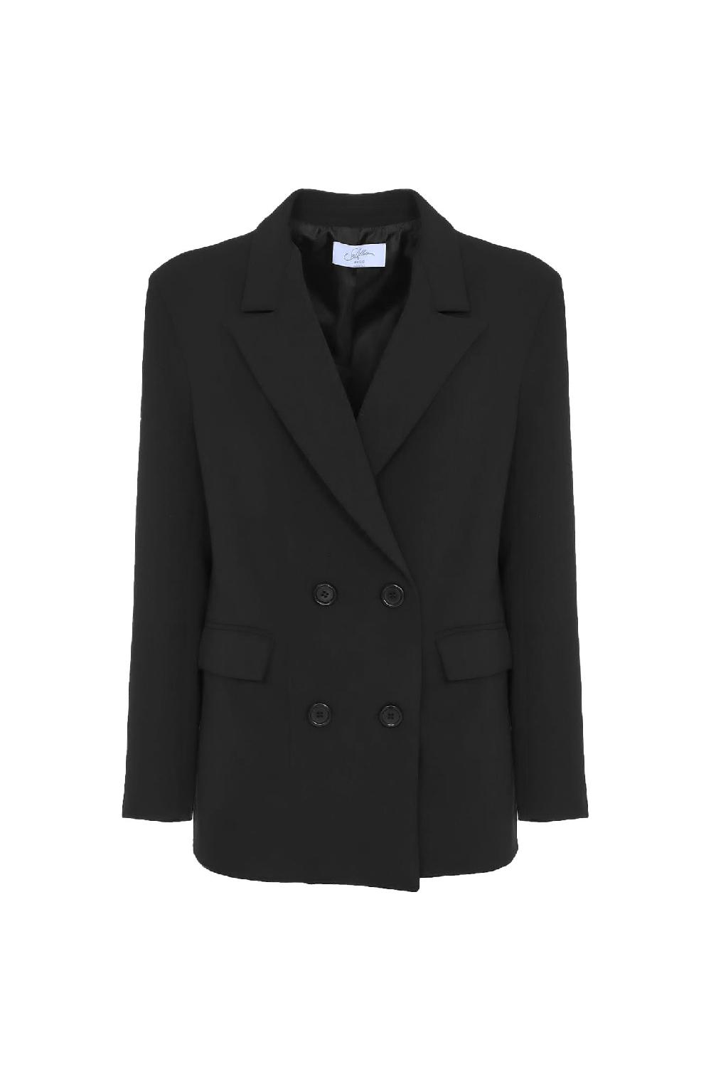 Soallure GIACCA BASIC DOPPIOPETTO IN CREPE Saldi Di Fabbrica