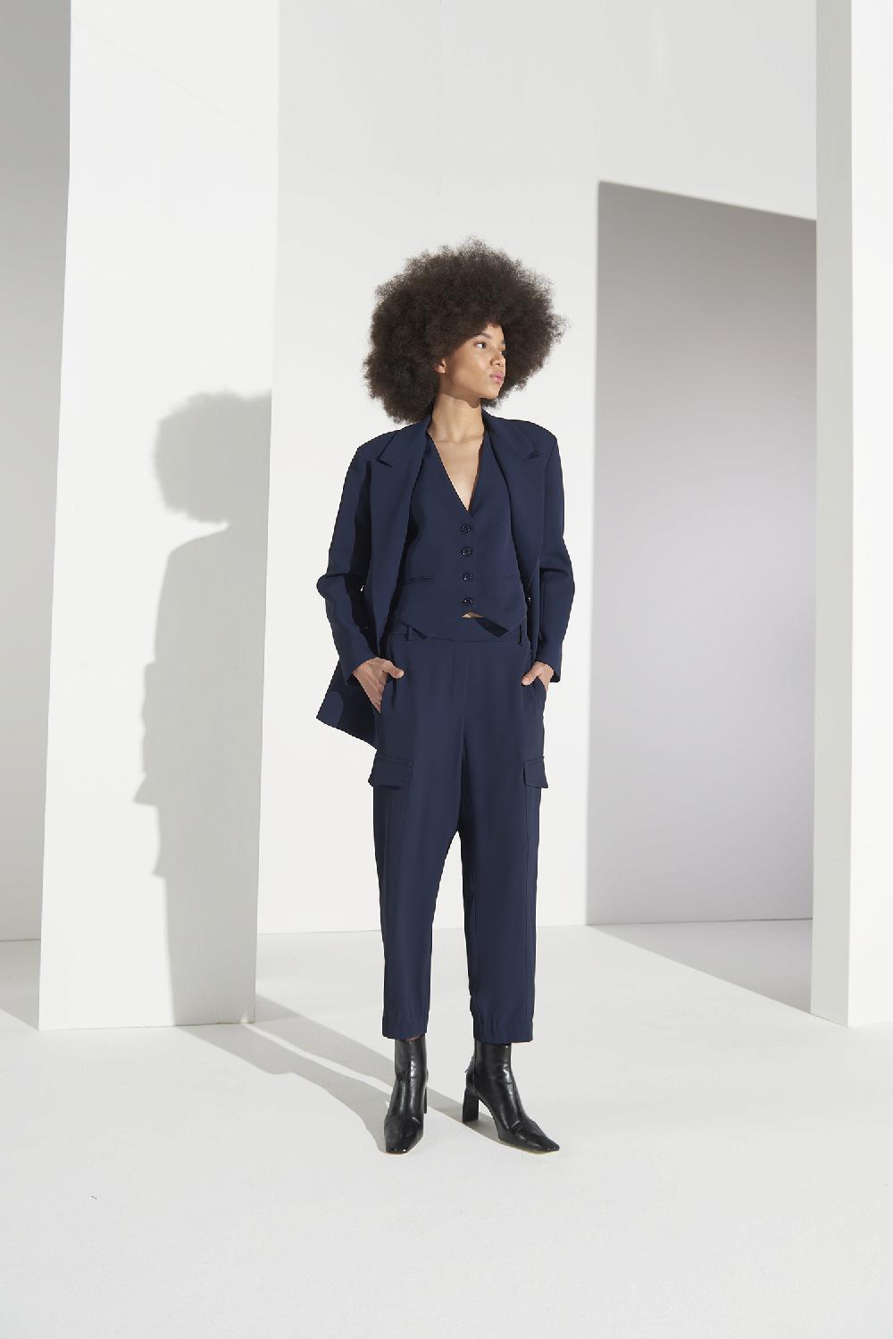 Soallure PANTALONE BASIC CARGO IN CREPE I Più Venduti
