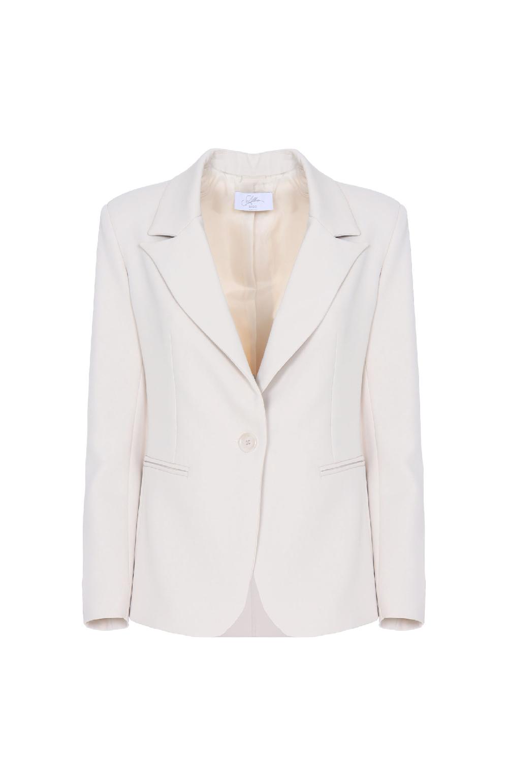 Soallure GIACCA BASIC SLIM IN CREPE In Saldo