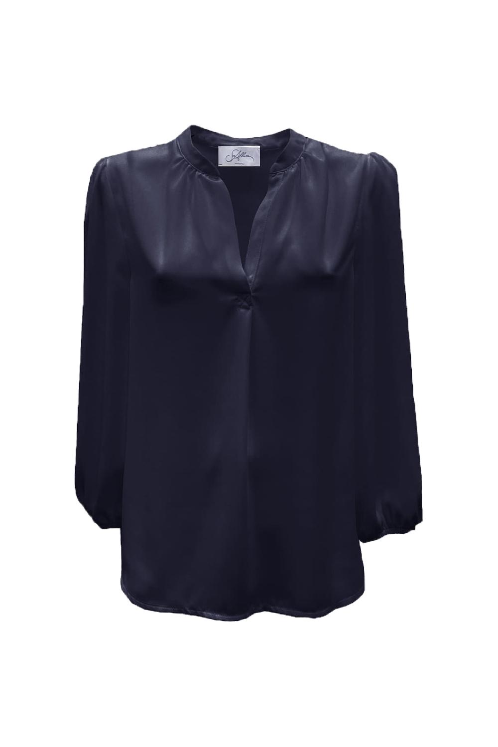 Soallure CAMICIA BASIC IN GEORGETTE Nuovo