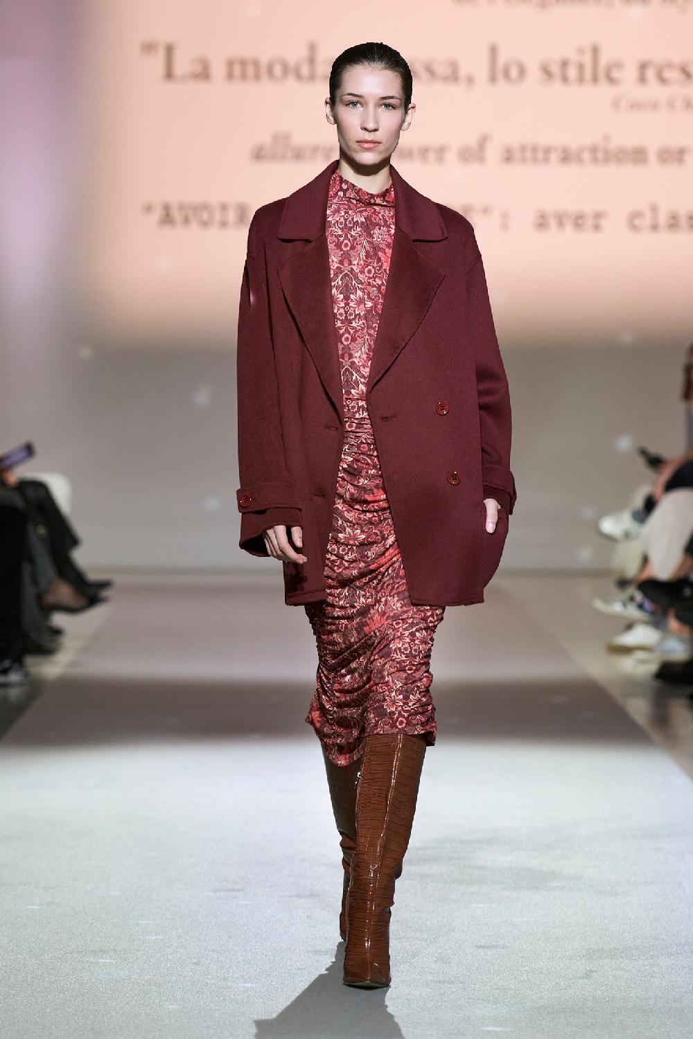 Soallure ABITO BI-STRETCH MIDI A FANTASIA Negozi Online