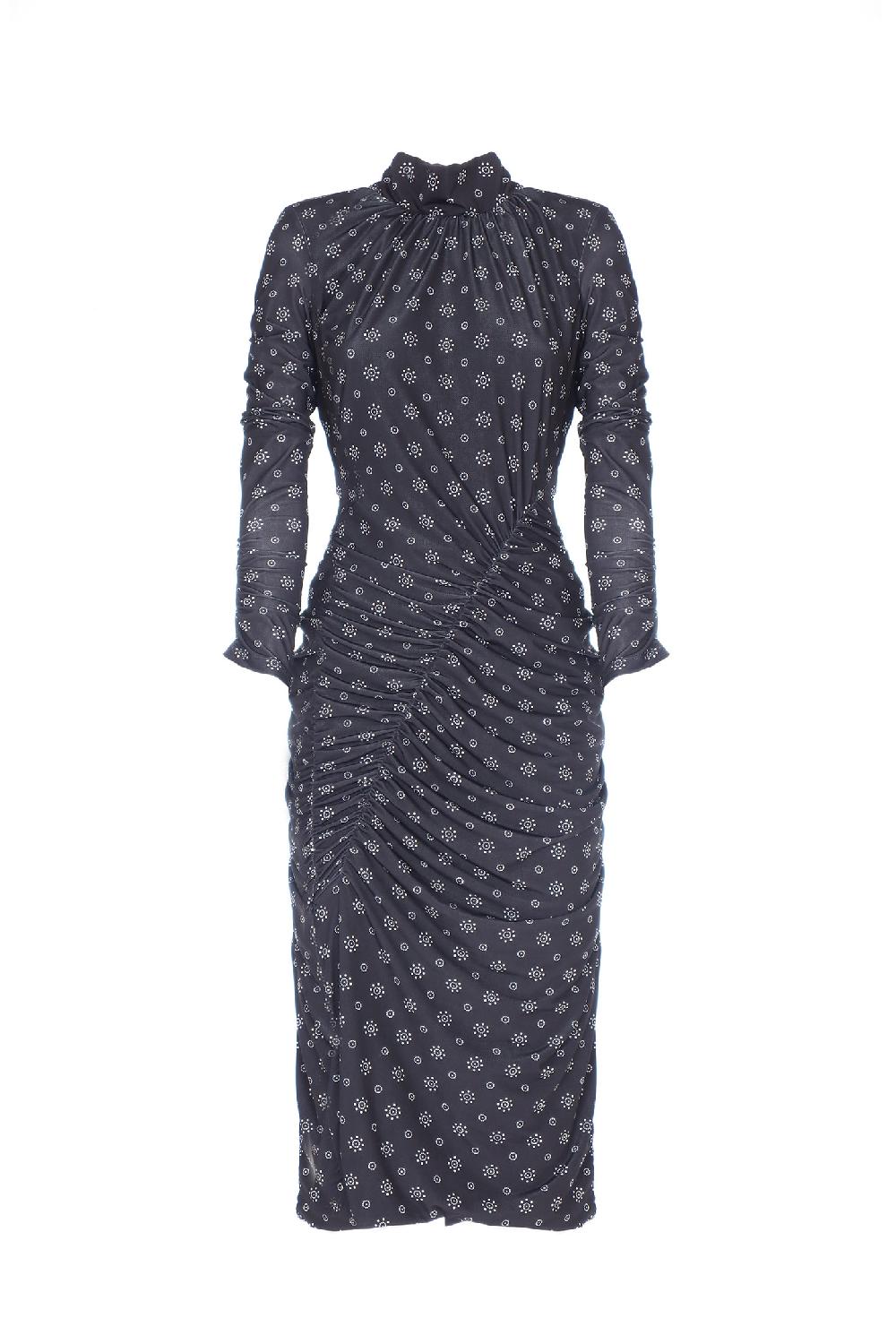 Soallure ABITO BI-STRETCH MIDI A FANTASIA Negozi Online