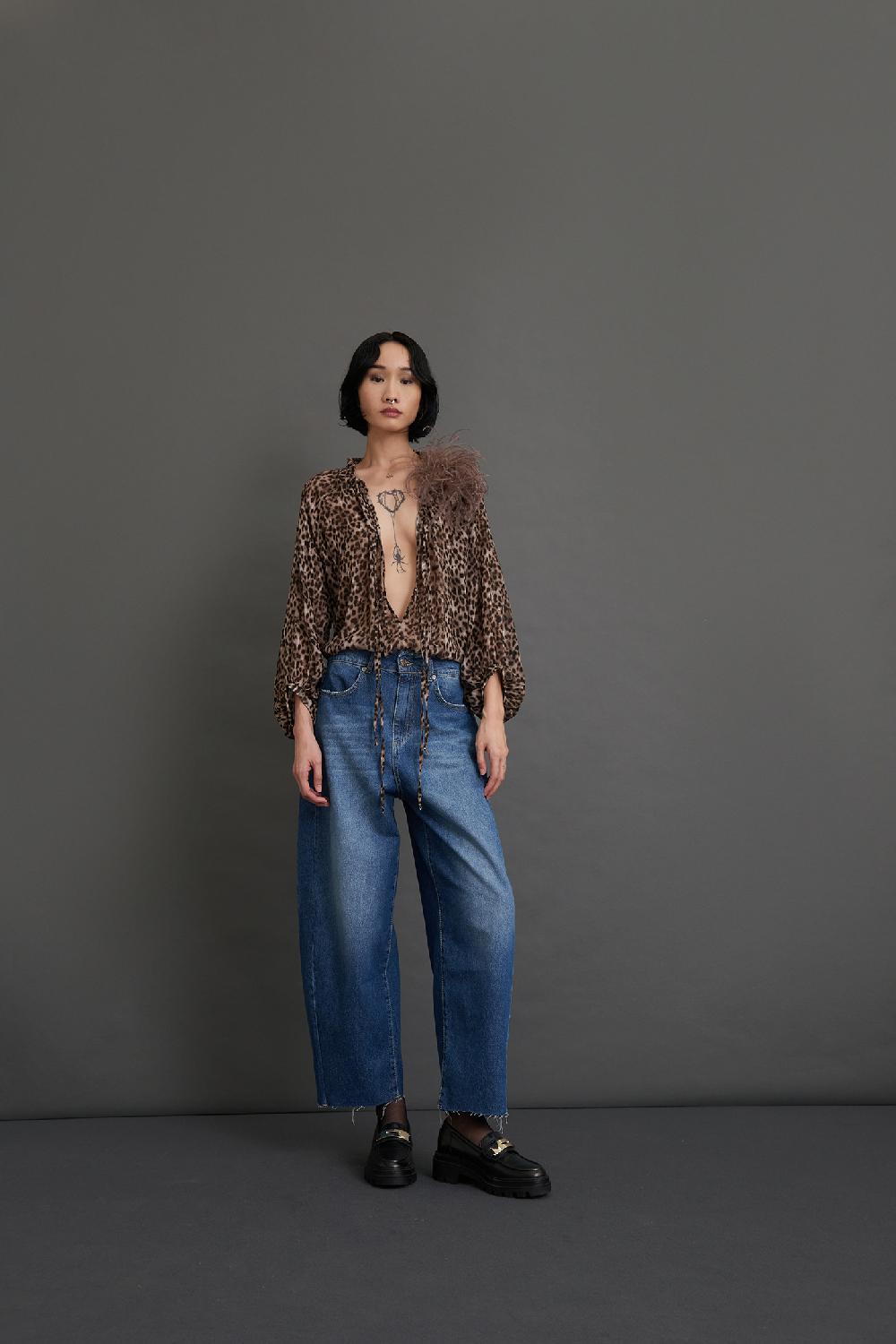 Soallure JEANS A CAROTA OVER FIT TAGLIO VIVO I Più Venduti