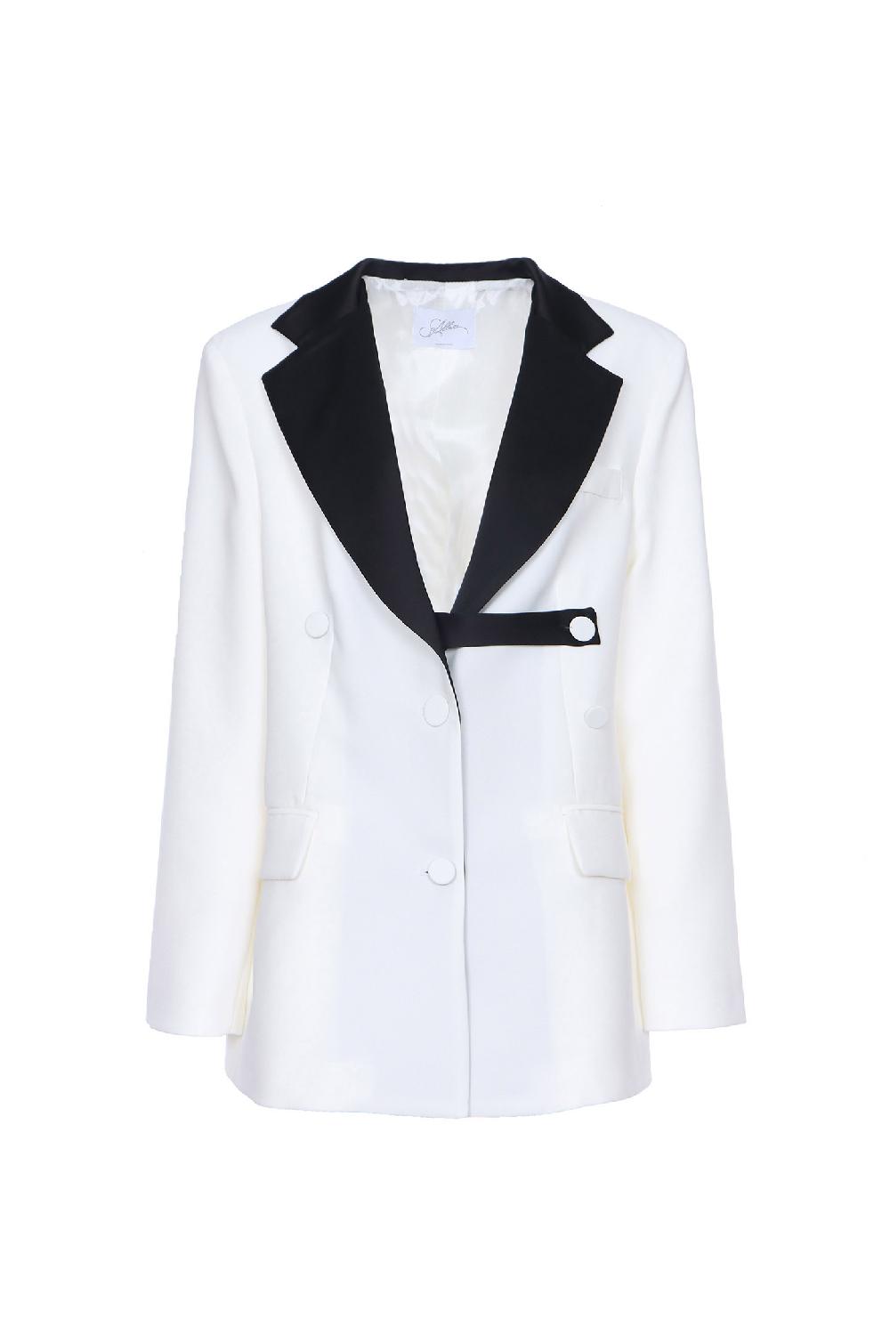 Soallure GIACCA DOPPIOPETTO CON REVERS SATINATO Vendite Flash