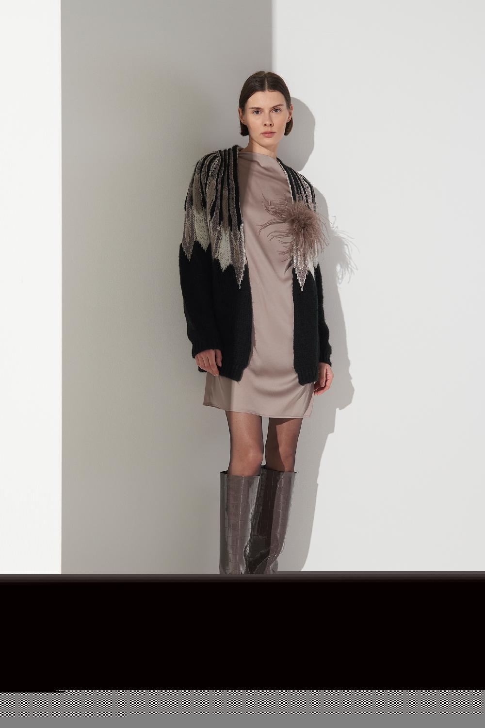 Soallure CARDIGAN JACQUARD Soddisfazione Garantita