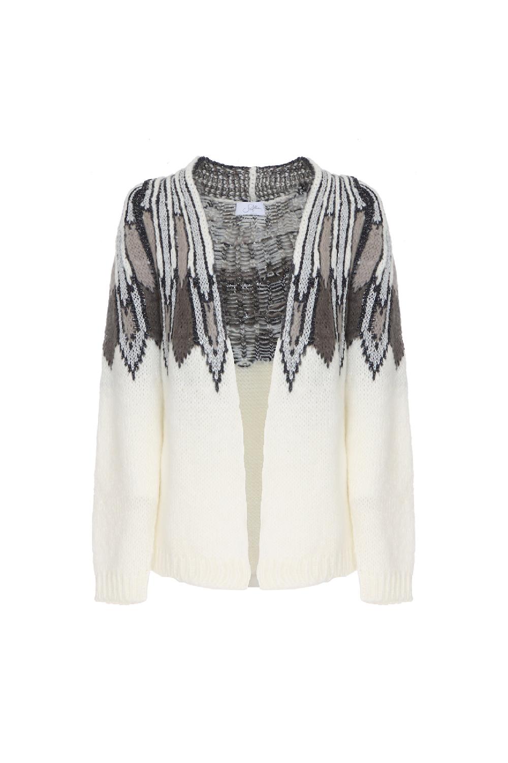 Soallure CARDIGAN JACQUARD Soddisfazione Garantita
