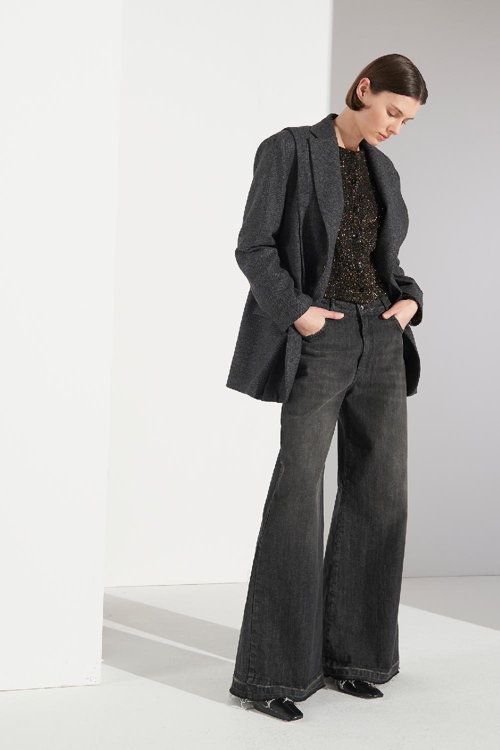 Soallure GOLFINO GIRO COLLO PAILLETTES Negozi Online